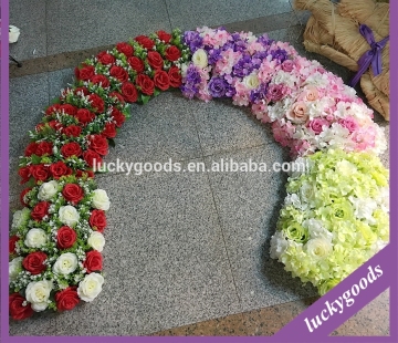 LFB463 handmade bulk artificial flowers in pink color