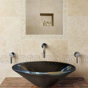 Absolute Black Granite art sink