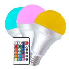 IR remote controlled mood light  A60 E27 LED lamp