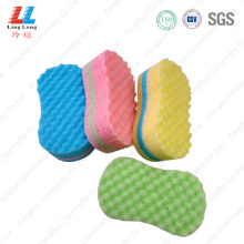 Exfoliating polish wax car cleaning sponge