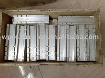 Haul off pads for coextrusion UPVC profile