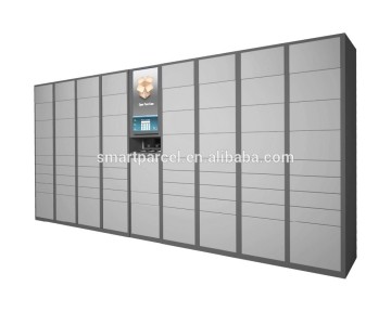 Logistic distribution system parcel lockers