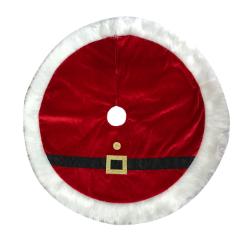 tree skirt christmas traditional red