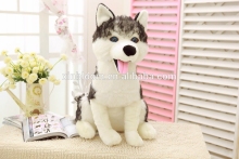 kids creative birthday gift big size husky super simulation dog tuffed plush toy doll