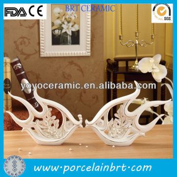 white fish shaped exquisite ceramic japanese wedding decorations