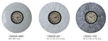 sandsone and resin material round wall digit clocks for home decor