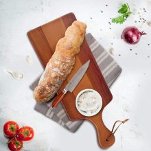Large Wooden Charcuterie Board - Acacia Cheese and Pizza Board