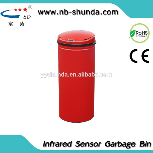 stainless steel electronic wastepaper basket