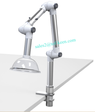 new desk mounted fume extraction arms/fume suction arms, small fume arm