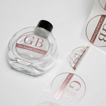 clear label for perfume bottle
