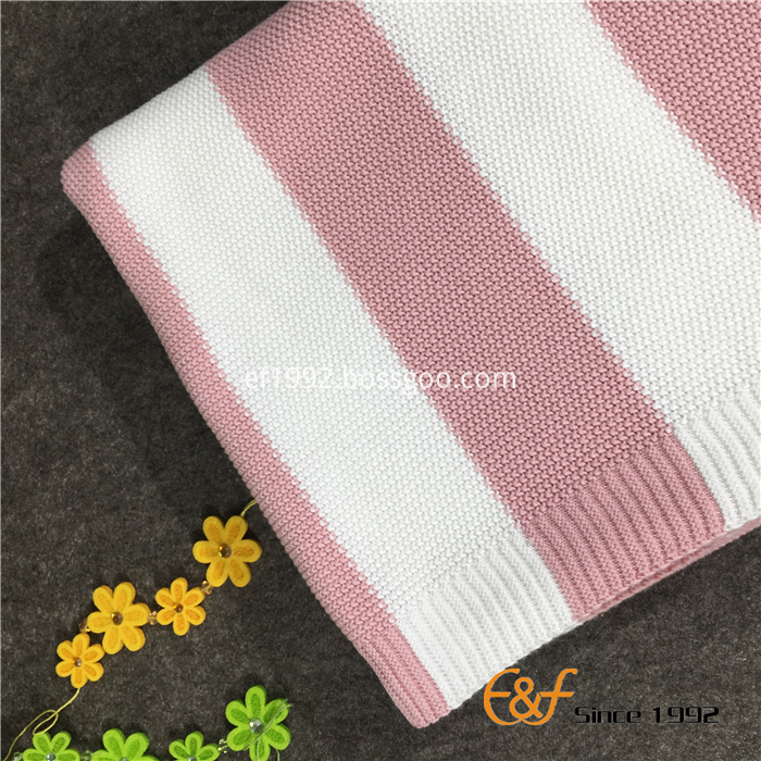 cotton knitted blanket