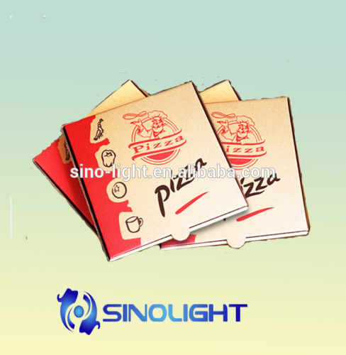 High quality pizza box 4c/0c printing box