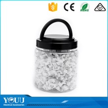 YOUU High Margin Products Cheap Plastic Material Nail Hook Type Cable Clip