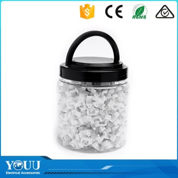 YOUU High Margin Products Cheap Plastic Material Nail Hook Type Cable Clip