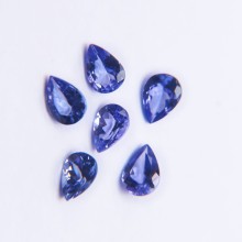 Natural Tanzanite Teardrop Shape Crystal Clean Loose Stones
