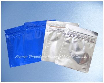 Foil ziplock tea pouches