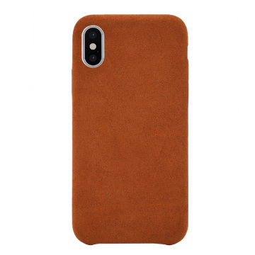 Étui de couverture de téléphone en cuir premium pour iPhone X