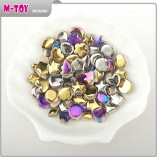 CS46 DIY Irregular Black Hand Craft Ceramic Glazed Mosaic