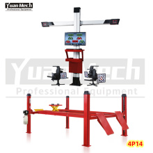 Yuanmech Four Post Lift and Wheel Alignement Combo