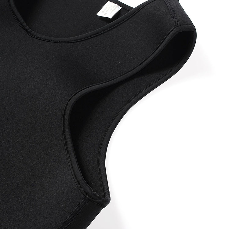 OEM Black Large Size Mens Neoprene Workout Waist Trainer Vest