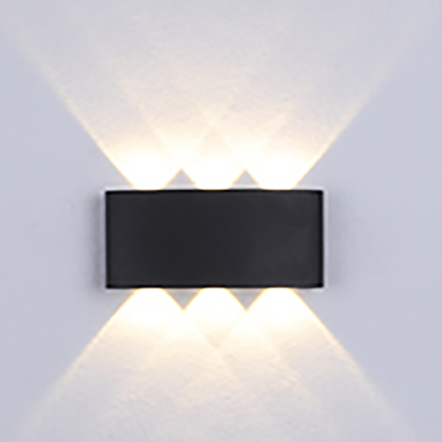 LEDER 3W Simple&Pure Black LED Indoor Wall Light