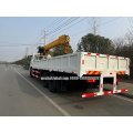 DONGFENG 6X4 Truck Mounted Cheap 12T Straight Arm Crane