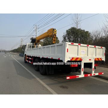 Dongfeng 6x4 Caminhão de caminhão barato 12t Crane de braço reto