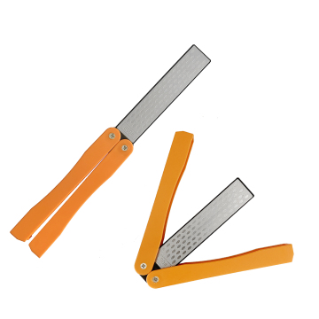 Portable Double-Sided Folding Diamond Knife Sharpener