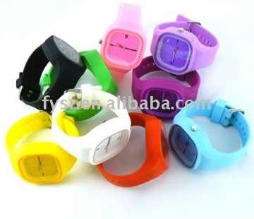 cheap silicone watches silicone led watch silicone jelly wrist watch