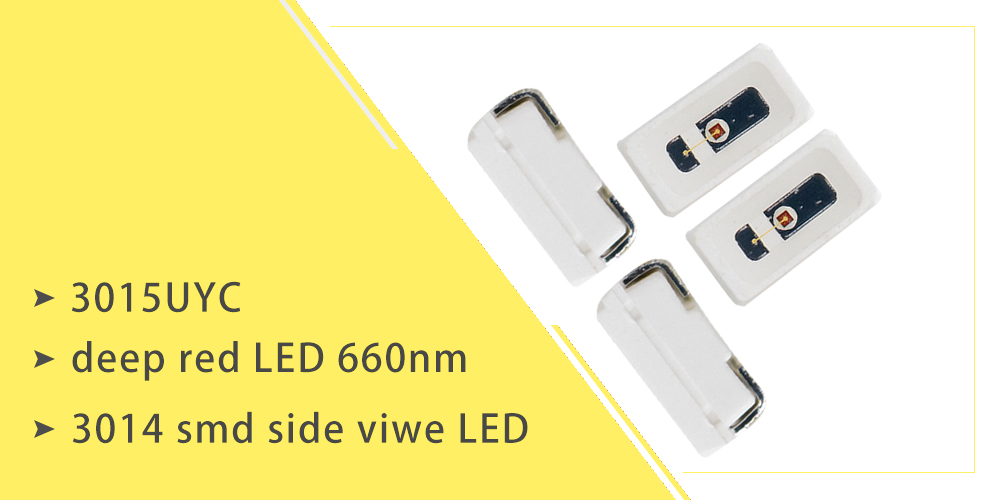 Size of 3015UYC 590nm Yellow LED 3014 Side View Emitting LED 3014 SMD LED