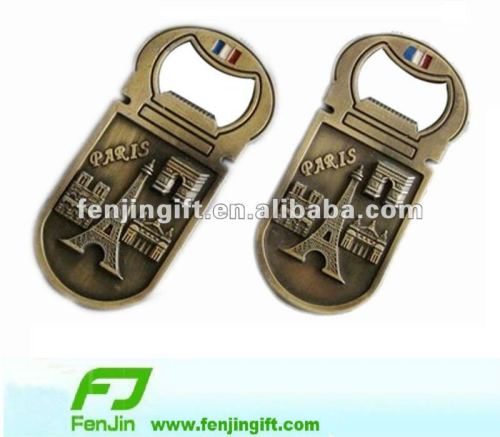 Paris France bottle opener fridge magnets