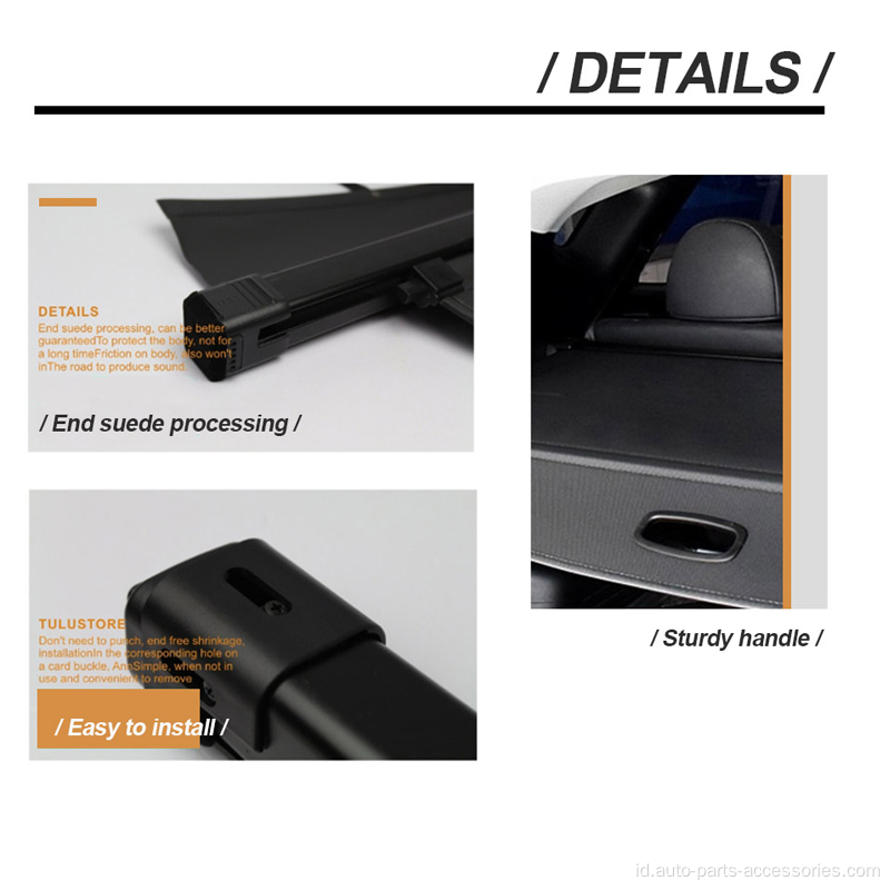 Paket Mobil Parcel Retractable Cargo Cover untuk BMW