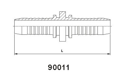 Carbon Steel Double Connector (90011)