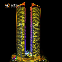 Acrylic scale model building architectural model maker