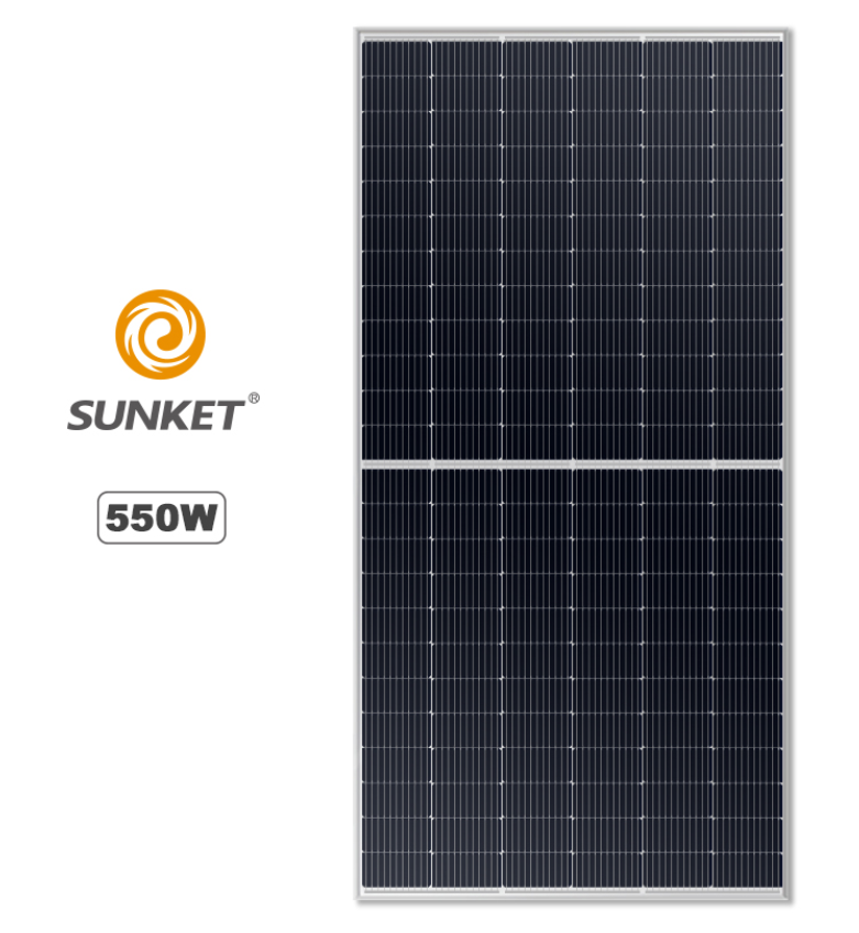 Mono JA Brand Half Cells Solar Panel 550W