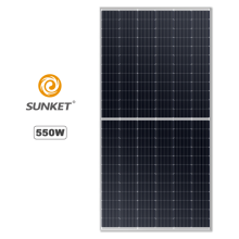 Painel solar de meia célula da marca Mono JA 550 W