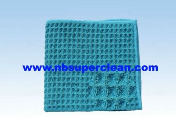 Microfiber waffle weave drying towel