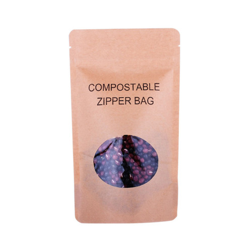 Emballage de café à compostage zippé de production personnalisée sur mesure