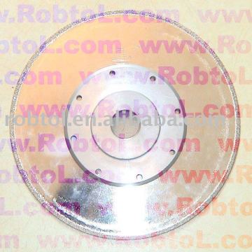 Continuous Rim Electroplated Diamond Cutting Blade with Flange/diamond cutting blade/continous rim/diamond tools---ELAD