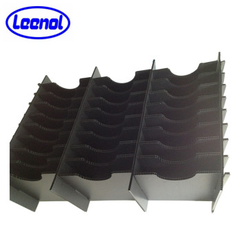 LN-1513306 Black Conductive Sheet PP Corrugated Divider In Box