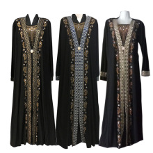 Stunning Islamic Clothing: Arab Ladies' Beaded Robes, Middle Eastern Kaftans, Muslim Women's Dresses with Rhinestones, and Elegant Black Abayas