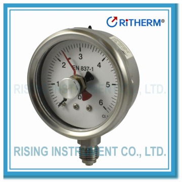 red pointer pressure gauge