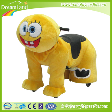 CE approved shopping mall motorized plush riding animals used for children rides