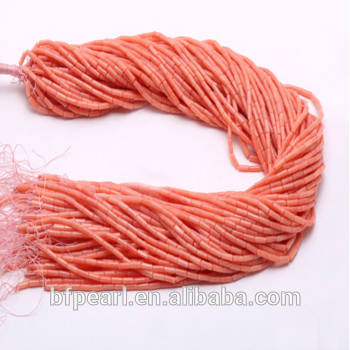 Clear Coral Loose Beads String