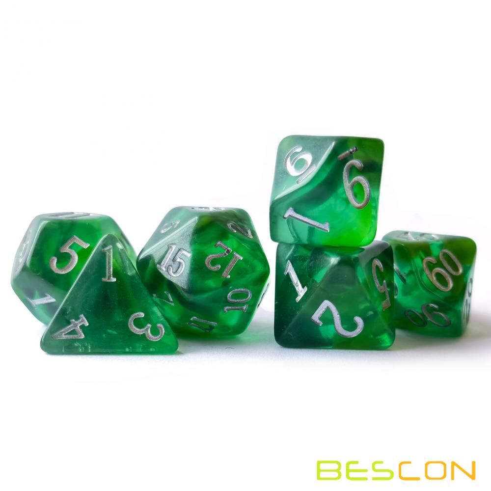 Nebula Dice RPG Rol de juego Juego de dados, Dice de nebulosa de color personalizado