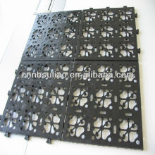 plastic deck tile base,wood plastic composite base