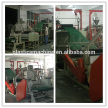 Plastic window screen mesh making machine