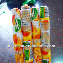 2.5x120cm wooden broom stick with pvc cover