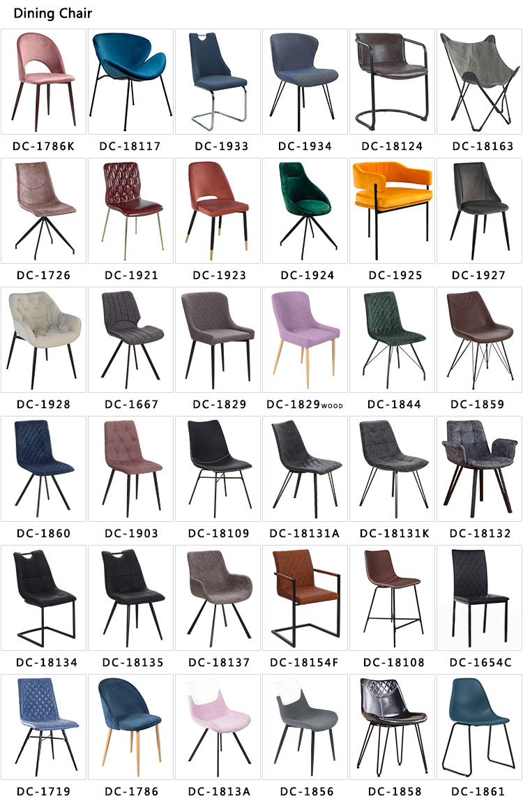 Free Sample Leg Powder Coated Black Painting Upholstery Assembly Legs Living Room Material Bisini Lift Fabric Dining Chair