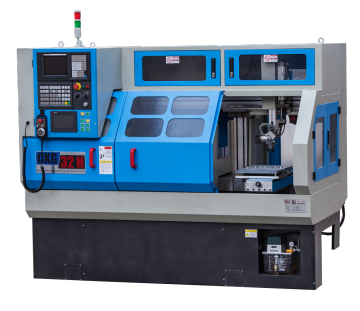 CNC Gang Tool Lathe flat Bed